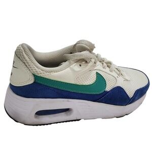 Nike Air Max SC Sneakers Womens Size 7 White Blue Green Athletic Retro Lifestyle